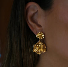 Load image into Gallery viewer, Drop Flora • Stainless Steel Earrings

