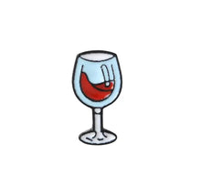 Load image into Gallery viewer, Pins / Badge - Wine Bottle &amp; Glass
