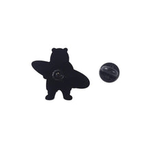 Load image into Gallery viewer, Pins / Badge - Surfing Bear &amp; Crocodile
