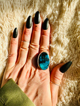 Load image into Gallery viewer, Handmade &amp; Sterling Silver Rings Collection - Chrysocolla
