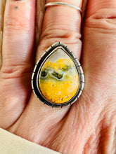 Load image into Gallery viewer, Handmade &amp; Sterling Silver Rings Collection - Bumblebee Jasper
