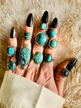 Load image into Gallery viewer, Handmade &amp; Sterling Silver Rings Collection - Turquoise
