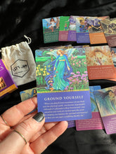 Load image into Gallery viewer, «Daily Guidance from Your Angels» Oracle Deck + Bag + Smudging Stick
