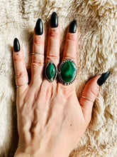 Load image into Gallery viewer, Handmade &amp; Sterling Silver Rings Collection - Malachite
