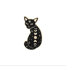 Load image into Gallery viewer, Pins / Badge - Moons &amp; Cats Collection
