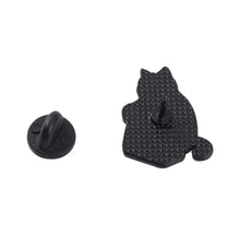 Load image into Gallery viewer, Pins / Badges - Cat with a bag of Fish
