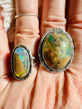 Load image into Gallery viewer, Handmade &amp; Sterling Silver Rings Collection - Opal
