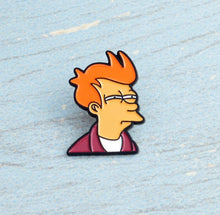 Load image into Gallery viewer, Pins / Badge - Futorama Cartoon Fry &amp; Bender
