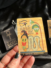 Load image into Gallery viewer, «Egyptian Gods» Oracle Deck + Bag + Smudging Stick
