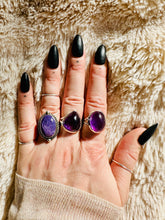 Load image into Gallery viewer, Handmade &amp; Sterling Silver Rings Collection - Charoite
