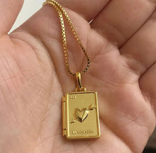 Load image into Gallery viewer, Moon &amp; Heart Locket Necklaces
