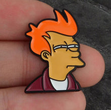 Load image into Gallery viewer, Pins / Badge - Futorama Cartoon Fry &amp; Bender
