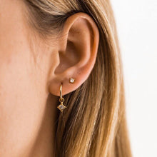 Load image into Gallery viewer, 925 Sterling Silver Earrings • Tiny Stars
