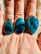 Load image into Gallery viewer, Handmade &amp; Sterling Silver Rings Collection - Chrysocolla

