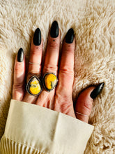 Load image into Gallery viewer, Handmade &amp; Sterling Silver Rings Collection - Bumblebee Jasper

