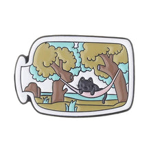 Load image into Gallery viewer, Pins / Badge - Cats in a Bottle
