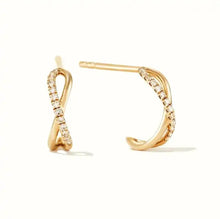 Load image into Gallery viewer, 925 Sterling Silver Earrings • Infinity Studs
