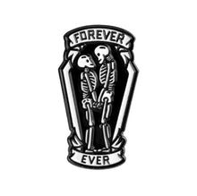 Load image into Gallery viewer, Pins / Badge - Forever &amp; Ever Lover in Coffin
