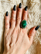Load image into Gallery viewer, Handmade &amp; Sterling Silver Rings Collection - Malachite
