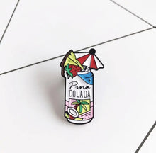 Load image into Gallery viewer, Pins / Badge - Pina Colada Cocktail
