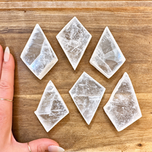 Load image into Gallery viewer, Crystal ❥ Clear Calcite Slab • 6 to Choose From • Unique Pieces

