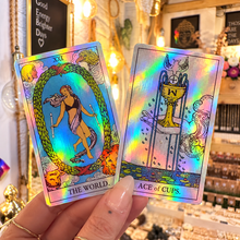 Load image into Gallery viewer, Tarot Deck ❥ Holographic Tarot A.E. Waite
