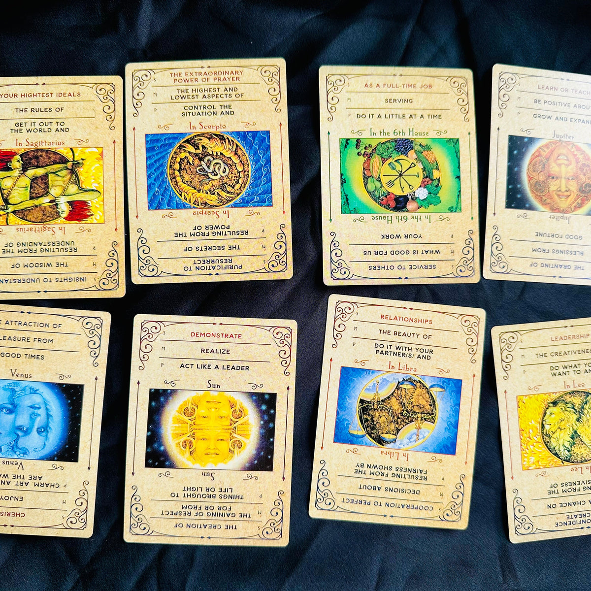 Karma Cards deck shown with the drawstring bag and smudging stick included - Let's Jam, Camden Town London