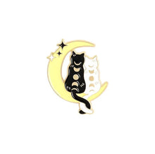 Load image into Gallery viewer, Pins / Badge - Moons &amp; Cats Collection
