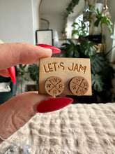 Load image into Gallery viewer, Wooden Stud Earrings - Compass
