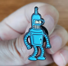 Load image into Gallery viewer, Pins / Badge - Futorama Cartoon Fry &amp; Bender
