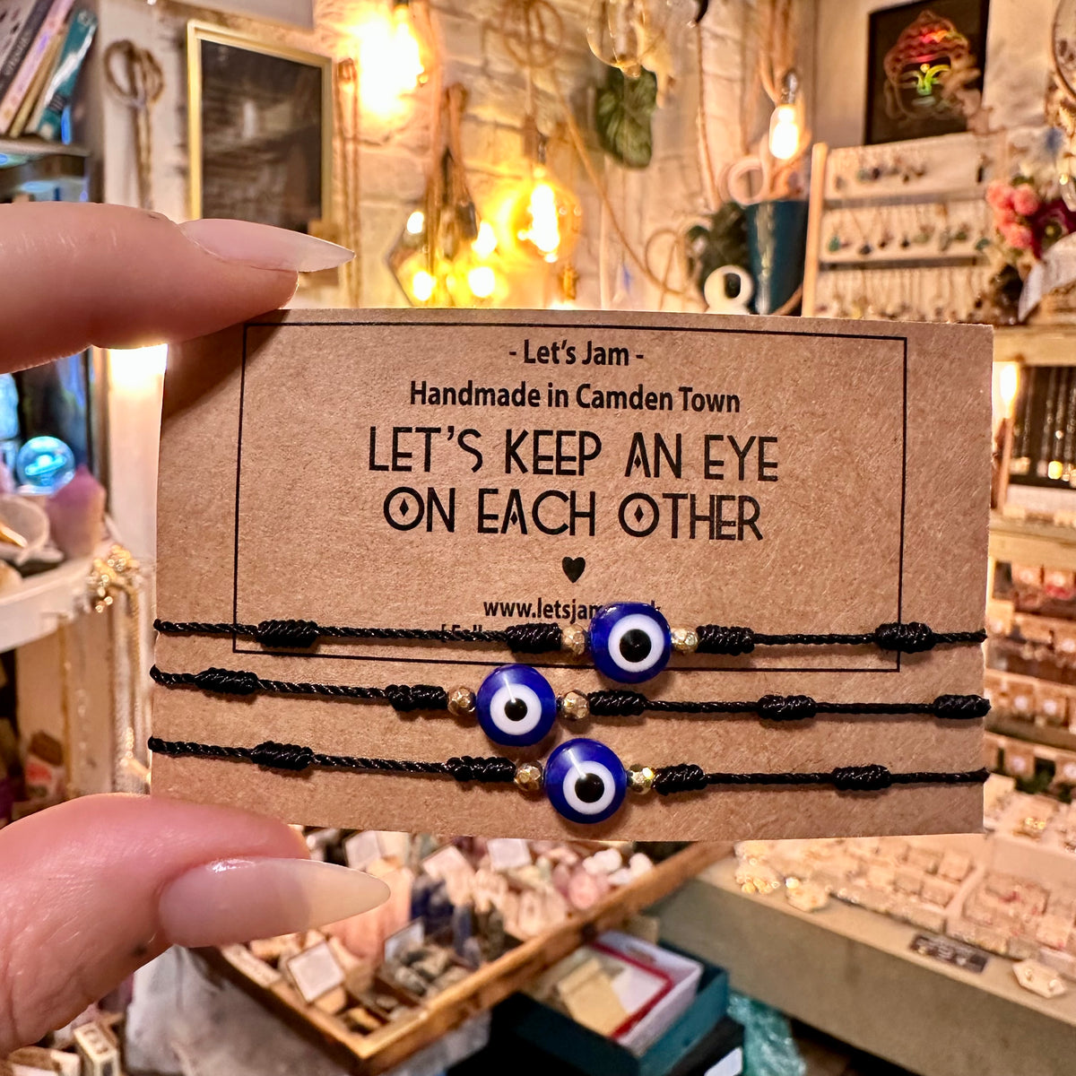 Let’s Keep An Eye On Each Other ❥ Matching Bracelets