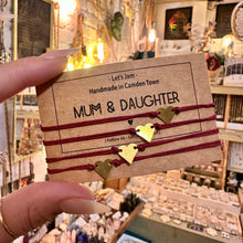 Load image into Gallery viewer, Mum &amp; Daughter ❥ Red Heart Matching Bracelets
