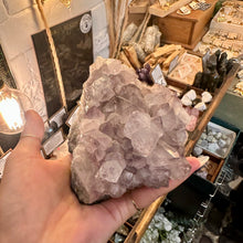 Load image into Gallery viewer, Raw Brazilian amethyst with a bed of deep purple crystal points - Let's Jam, Camden Market

