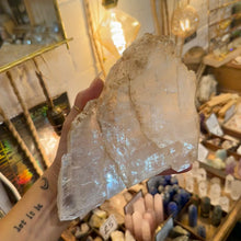 Load image into Gallery viewer, Close up of the natural crystal faces on the raw calcite chunk - Let's Jam, Camden Town London
