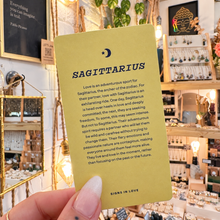 Load image into Gallery viewer, Sagittarius card from the signs in love category - Let's Jam, Camden Market London
