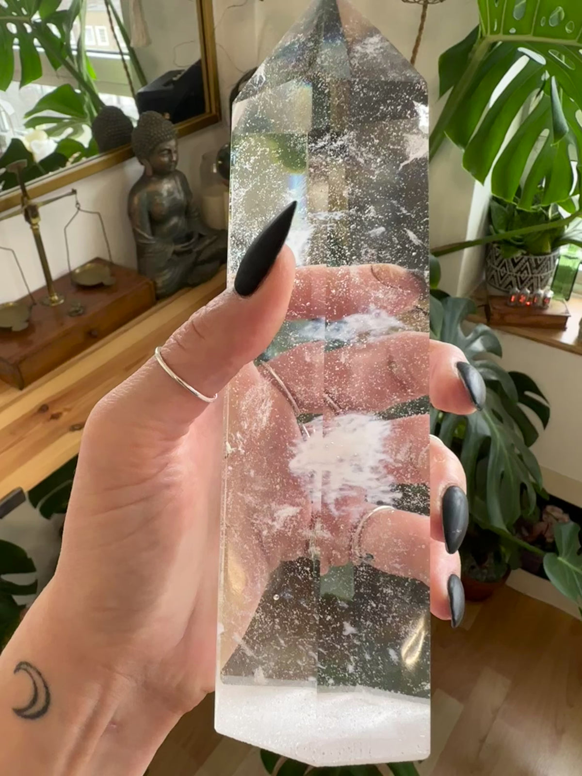 Video of the clear quartz crystal tower number 2 - Let's Jam, Camden Market London
