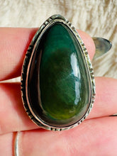 Load and play video in Gallery viewer, Handmade &amp; Sterling Silver Rings Collection - Black Cat’s Eye Scapolite
