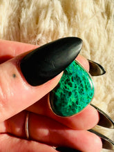 Load and play video in Gallery viewer, Handmade &amp; Sterling Silver Rings Collection - Green Chrysocolla
