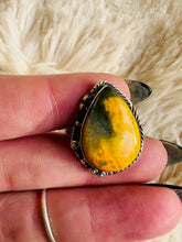 Load and play video in Gallery viewer, Handmade &amp; Sterling Silver Rings Collection - Bumblebee Jasper
