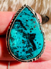 Load and play video in Gallery viewer, Handmade &amp; Sterling Silver Rings Collection - Chrysocolla

