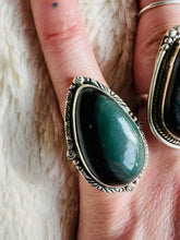 Load and play video in Gallery viewer, Handmade &amp; Sterling Silver Rings Collection - Black Cat’s Eye Scapolite
