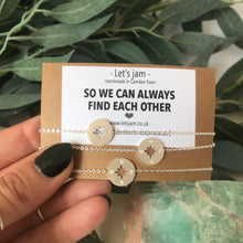 Load image into Gallery viewer, Matching Bracelets • Set of 3 • So We Can Always Find Each Other
