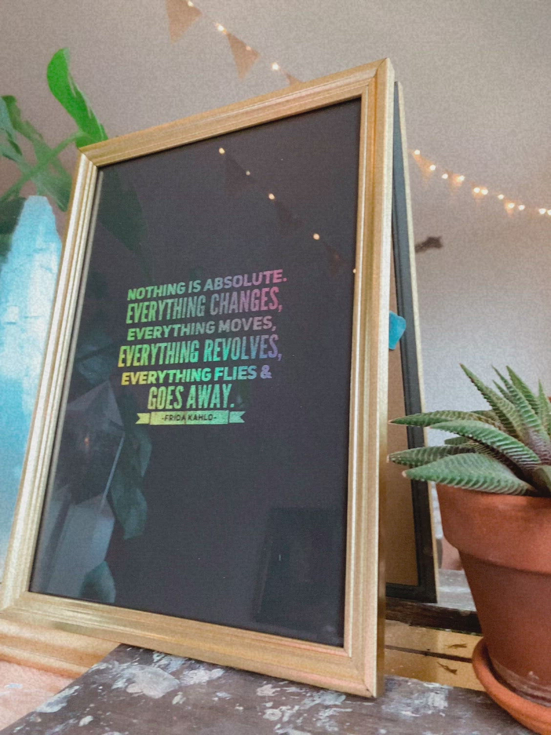 Video of the Frida Kahlo print - Let's Jam, Camden Town London