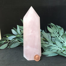 Load image into Gallery viewer, Crystal Point ⟁ Rose Quartz • Unique Piece
