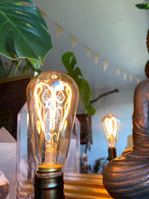 Load image into Gallery viewer, Lamp ❥ Concrete + Heart Light Bulb
