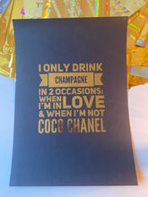 Load image into Gallery viewer, Prints -❥ Coco Chanel
