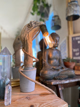 Load image into Gallery viewer, Lamp ❥ One of a Kind • Concrete &amp; Wood #1
