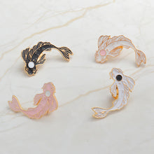 Load image into Gallery viewer, Pins • Fish Yin Yang - You &amp; Me - Set of 2 Pins
