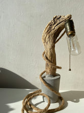 Load image into Gallery viewer, Lamp ❥ One of a Kind • Concrete &amp; Wood #1
