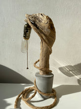 Load image into Gallery viewer, Lamp ❥ One of a Kind • Concrete &amp; Wood #1
